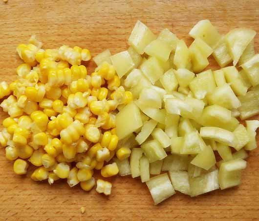 кукуруза и перец