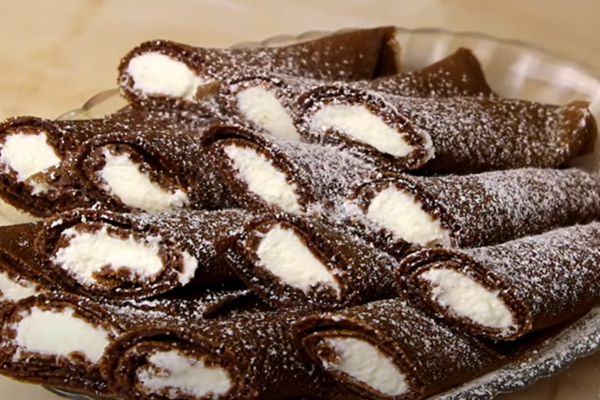 шоколадные блины пошаговый рецепт с фото