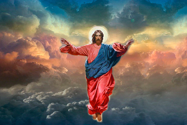 Христос возносится на небо